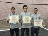 Gabriel Viana, Kalvin Conley, and Silas Moura were academic and athletic scholars.